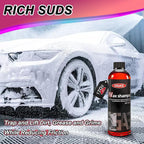 High Foam Car Wash Soap, pH Balanced Car Shampoo for Foam Cannon, Blaster Gun & Bucket - Auto Detailing Shampoo Super Suds Safe on Wax, Sealant, Ceramic, and Clear Coat Finishes-500ml/17fl.oz