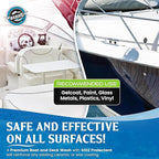 WAVESRX Salt Neutralizing Boat Soap & Jet Ski Wash with SiO2 Surface Protection (EpicWash+), Marine Grade Cleaner Removes Salt & Contaminants, Protective Ceramic Coating Prevents UV Damage