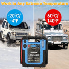 1800A Car Jump Starter with Air Compressor, 20000mAh 12V Battery Pack Booster (6.0L Gas/Diesel), 260 PSI Tire Pump, Multi-Function Jump Box with USB Charge & LED Flashlight