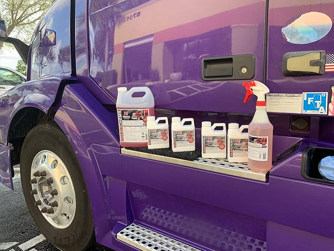 Wash Chems Pro 50 Touchless One Step Car Wash Detergent Soap Concentrate No Brushing, Commercial Grade Professional Auto Foam Cleaner Also Great for Trucks & Tractors