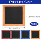 4 Pack Clay Towel Auto Detailing 12 x 12 Inch Clay Bar Towel Microfiber Car Cloth Cleaner Fine Grade Car Towels Automotive for Car Detailing Cleaning Polishing DIY Detail Tool Kit