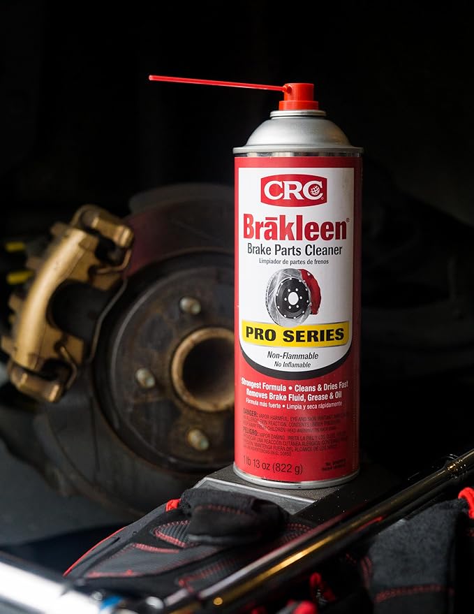 CRC Brakleen 1003709 Brake Cleaner Spray BPC Pro Series Non-Flammable, 29 oz, [1 Pack]