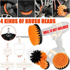 Viewsun 20PCS Car Cleaning Kit, Car Interior Detailing Kit with High Power Handheld Vacuum, Auto Detailing Drill Brush Set, Cleaning Gel, Complete Car Wash Kit Supplies for Deep Cleaning