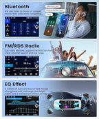 4Core 4G+64G Android 15 Car Radio for Toyota Corolla 2009-2013 Car Stereo Wireless Carplay, Rimoody 9'' HD Touchscreen Mirror Link GPS Navigation 5G-WiFi Bluetooth FM/RDS EQ-32 SWC Backup Camera