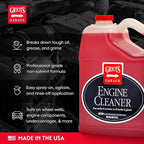 Griot's Garage Engine Cleaner for Car, Motorcycle, Boat, RV, and Truck, Oil, Dirt, and Grime Remover, 11158, One Gallon