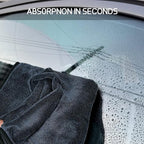 Pesonlook 3 Pack Microfiber Car Drying Towels, 36x24 Inch Extra Large Car Wash Towels, 500 GSM Ultra Absorbent,No Streak, Scratch or Water Spot Towel for Cars&Trucks(Gray)