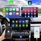 2+32G Android 14 Double Din Car Stereo for Honda Civic 2016-2020 with 10.1 Inch Touchscreen Radio Built-in Wireless Carplay/Android Auto/GPS/Bluetooth/FM/AUX-in/Steering Wheel Controls/Backup Camera