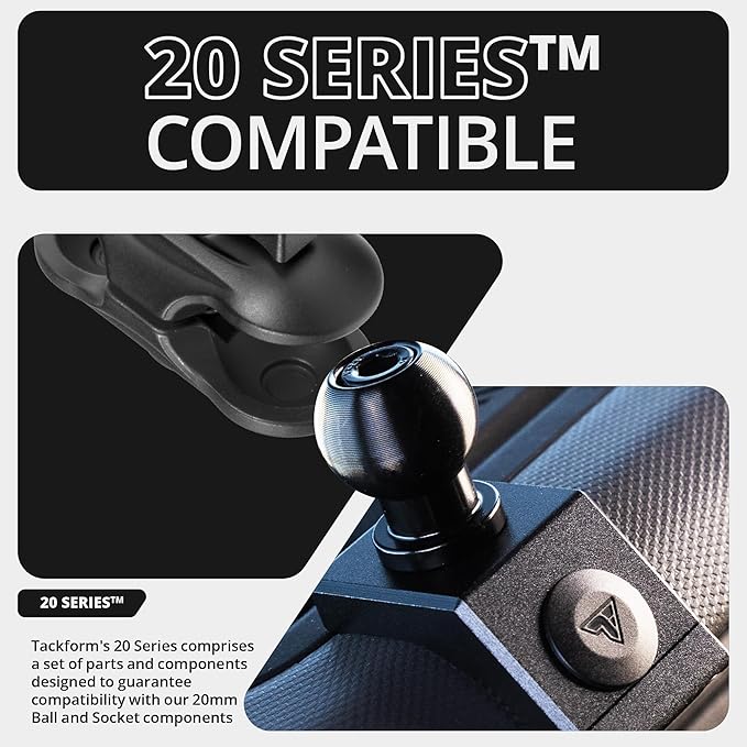 Tackform LINK Phone Mount with Top Dash Clip - Compatible with 2021-2025 Ford Bronco | Aluminum | Zero Slip, Anti-Scratch | Universal Magnetic Phone Holder | 2" Arm | Yellow | (NOT MAGSAFE Compatible)