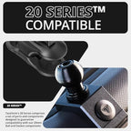 Tackform Link Phone Mount with Top Dash Clip - Compatible with 2021-2025 Ford Bronco | Aluminum | Zero Slip, Anti-Scratch | Universal Magnetic Phone Holder | 2" Arm | Blue | (NOT MAGSAFE Compatible)