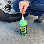Slime 10194 2-in-1 Tire & Tube Sealant Puncture Repair Sealant, Premium, Prevent and Repair, Suitable for All Off-Highway Tires and Tubes, Non-Toxic, Eco-Friendly, 32 oz Bottle