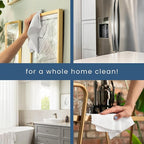 S&T INC. Microfiber Cleaning Cloths with Box, Two 50pk Boxes, Bulk Towels for Home, Reusable Microfiber Towels for Cars, Cleaning Rags, White, 190gsm, 11.8 Inches x 11.8 Inches