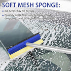 Wontolf 62'' Car Wash Brush Kit with Long Handle, Microfiber Car Wash Mop Mitt, Car Cleaning Detailing Kit, Exterior Interior Car Cleaning Supplies for Cars RV Truck Boat