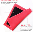 Clay Towel Auto Detailing Scratch Free and Paint Safe fine Grade Clay Bar Cloth for Car Detailing, Polishing and Removing Paint Contaminants (Red Mesh)