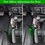 Eamplest 4PCS Center Console Organizer for 2024 2025 2026 Jeep Wrangler JL JLU 4XE and Gladiator JT Accessories Gear Shift Side Tray Organizer,Hanging Armrest Storage Box