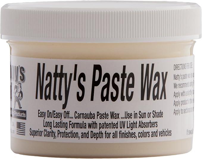 PoorBoys Nattys Carnauba Paste Wax 8 Ounce