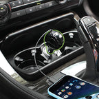 Cellet Retractable USB-C Car Charger – 15W Fast Charging, 3.3ft Cable, 3A Output, Blue LED Indicator – Compatible with Apple iPhone 15/16 Series & Samsung Android USB-C Devices – Compact, Tangle-Free