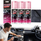 Car Interior Detailer & Protectant, 3-in-1 Car Interior Cleans, Restores & Blocks 99% of UV Rays | Non-Greasy Anti-Static Shield Repels Dust | Factory Shine for Leather, Plastic & Vinyl (3 Pack)