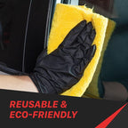 Maxshine 16" x 16" Universal 5-Piece Edgeless Microfiber Towel Set – Ultra Plush, Extra Absorbent 380GSM – Ideal for Car Wash, Home Cleaning & Pet Drying – Detailing Supplies