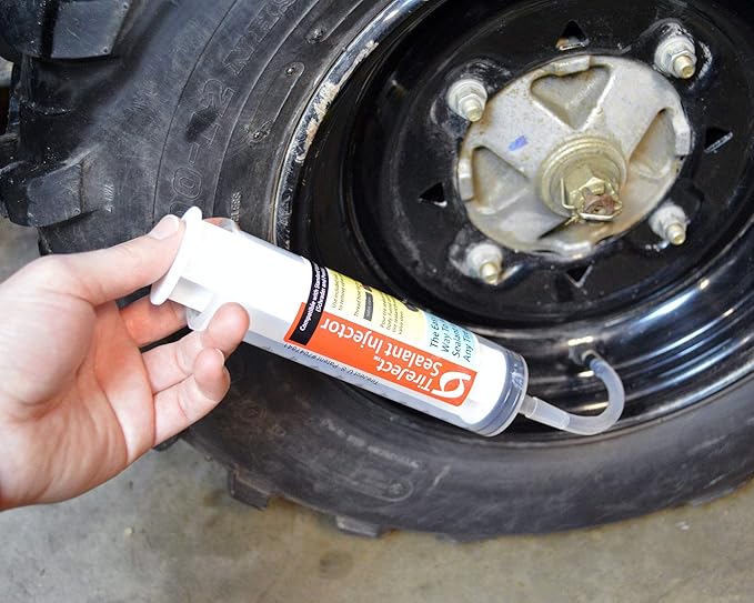 TireJect Off-Road 5-in-1 Flat Tire Protection Kit with Sealant Injector (40oz Standard ATV/SxS Kit)