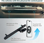360° Rotation MagSafe Car Phone Mount for Mercedes-Benz 2025 G-Class, 2020-2025 GLE GLS GLA EQA CLA, 2019-2025 GLB EQB A/B-Class, AMG & Maybach,Original Fit No-Drill Installation Accessories