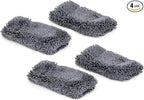 Griot's Garage PFM Trickle Trap, Hyper-Absorbent Car Drying Pads, Prevents Water Spots and Etching, Machine Washable, 2’ x 4”, Set of 4