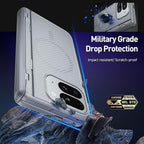 Poetic Revolution Flex Case for Google Pixel 10 Pro Fold, [Foldable Kickstand][Hinge Protection][MagSafe Compatible], Shockproof Slim Pixel 10 Pro Fold Cover with Built-in-Screen Protector, Gray