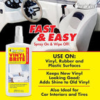 STAR BRITE Vinyl Brite Marine Grade Protectant Spray - Brighten, Moisturize & Protect Vinyl, Rubber, Fiberglass, Plastic & More