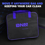 DNA Motoring Car Detailing Brush Cleaning Tools Set with Carry Bag for Auto Interior & Exterior Wheel Dashboard Vent, TOOLS-00279