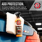 Adam's Polishes Spray Wax Kit - Advanced Carnauba Car Wax | Car Spray Polish | During Car Wash Paste Wax Clay Bar & Buffer Polisher For Ultimate Protection On Paint Wheels Windows | Cleaning Supplies