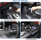 Gear Shift Organizer Tray Fit for Toyota FJ Cruiser 2007-2021, Center Console Shifter Storage Box, ABS Storage Tray, Create Extra Storage Space for Driver and Passenger