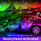 VASTFIRE Dual-Color Starlight Headliner Kit - 1000 Fibers Music Sync 32W RGBW Fiber Optic Car Ceiling Lights for Trucks, SUVs, Jeep Wrangler (2018-2024) | Twinkle Effects | Bluetooth App Control