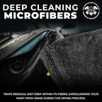 Professional Extra Large Microfiber Car Drying Towel | 1200 GSM Ultra-Absorbent | 24"x36" Detailing Cloth | Cars, Trucks & SUVs | Safe on Wax, Glass & Ceramic Finishes