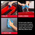 Griot's Garage Rinseless Wash for Car Cleaning and Detailing, No-Rinse Vehicle Washing, Dilutes Into Detailer, Clay Bar Lubricant, 10479, 35oz