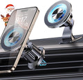 for MagSafe Magnetic Phone Holder for Car [2025 Upgraded Strongest Magnet] Car Mount Cell Stand for Dashboard Windshield Vent Compatible with iPhone 17/16/15/14/13/12 Android etc-Gray