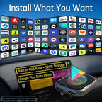 Magic Box 3.0 Max 2026 Upgrade - 32G Car Streaming Device with Netflix, YouTube, Disney+, Wireless Apple CarPlay & Android Auto Adapter, Support HDMI Output & USB Drive, for OEM Wired CarPlay Cars