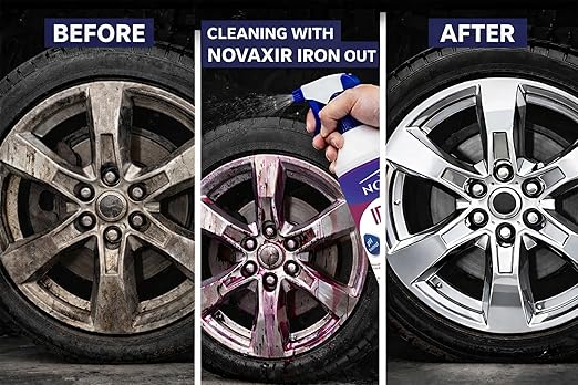 Iron-Out Wheel & Paint De-Ironer – pH-Neutral Iron Fallout Remover, Safe for Paint & Rims, 500 ml, Fast-Acting Cleaner for Brake Dust & Contaminants
