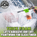 Chemical Guys TORQ Foam Blaster Wash & Wax Kit with Maxi Suds II Car Wash Soap and Blazin' Banana Sprayable Car Wax (3 Items, 32 Fl oz)