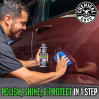 Chemical Guys WAC20616 Slick Finish Cleaner Wax Light Paint Cleanser & Brilliant Shine Carnauba Wax, 16 fl oz