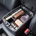 TACORBO Center Console Tray Compatible with Nissan Rogue 2014-2020 and Rogue Sport 2017-2022 Accessories, Armrest Secondary Storage Box, Interior Insert Tray, Red Trim