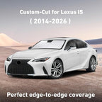 EcoNour Windshield Sunshade Compatible for Lexus IS 300, IS 350, IS 500, IS 250, IS 200T 2014-2024 2025 2026, Sun Visor for Front Window Sun Shade Cover, UV Heat Protector, Car Accessories