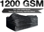 Microfiber Towel for Drying Cars - 24"x36" Jumbo Size, 1200 GSM Ultra-Thick, Scratch-Free & Super Absorbent, Zero-Lint Cloth for Car, Truck & SUV Pro Detailing - Dries Entire Vehicle in One Pass