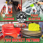 Chemical Guys CWS208M Car Wash Starter Bundle - Watermelon Snow Foam Car Wash Soap, 128 oz (1 Gallon), Watermelon Scent + Green Chenille Wash Mitt (2 Items) Works on Cars, Trucks, SUVs, RVs & More
