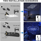 Split 4 Colors 12W Car Starlight Headliner Slim Kit 1000pcs*0.02in*9.8ft with APP&RF Remote,RGBW Fiber Optic Starlight Kit,4 Port Engine Sound Activated Star Lights for Ceiling Car Roof/Home Decor