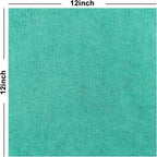 Tricol Clean 50PK Profesional Resuable Lint Free Microfiber Edgeless Cleaning Cloth Cleaning Rags,Absorbent Microfiber Wipes for Housekeeping, Car Cleaning（12 * 12 Inches）（ Green 1）