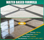 Wet Look Stone Sealer - 0.5 Gallon Concrete Sealer & Paver Sealer with High Gloss Finish, Stain Proof, Water Resistant & Long-Lasting Durable Protection for Driveways, Slate, Sandstone, Travertine