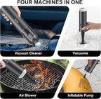 Cordless Handheld Car Vacuum Cleaner - 15000PA Portable Vacuum with LED Light & HEPA Filter, Blow & Suction 2 in 1 Small Hand Held Cleaner for Car Detailing, Pet Hair, Home, Office