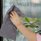 CARTMAN 60 Pack Microfiber Cleaning Cloth, Reusable Tear Away Towels Roll, 12"x12", Multi-Purpose Microfiber Towels Cleaning, Lint Free, Absorbent Cleaning Rags for Kitchen, Car, Glass (Grey)