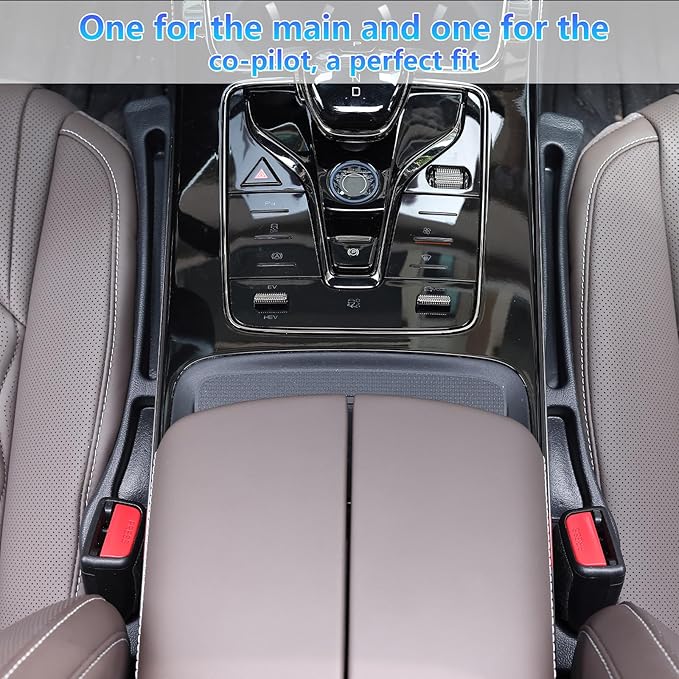 【Compatible with Honda Accord】 Seat Gap Filler,No Drop Seat Guard Compatible with Honda Accord,Drop Seat Guards for Cars(2Pcs),Emergency Keychain Car Escape Tool(2Pcs)