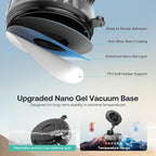 Golinbox Upgraded Nano Gel Vacuum Magnetic Car Phone Holder for MagSafe 360° Adjustable, [100+LBS Suction & 3000gf Magnetic] Suction Cup Phone Mount for Your Car/Gym/Mirror Mount for iPhone & Android