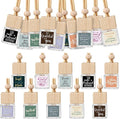 Havawish 10 Pcs Appreciation Gift Bulk for Teachers Empty Glass Essential Oil Diffuser Car Air Freshener Diffuser for Employee Staff Teachers Hanging Ornament Inspirational Team Thank You Gift